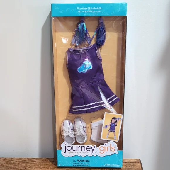 Purple Cheerleader Outfit for 18-Inch Dolls - Picture 1 of 4